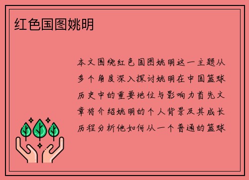 红色国图姚明